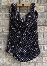      Plus Size Retro Style One Piece Swimsuit Halter