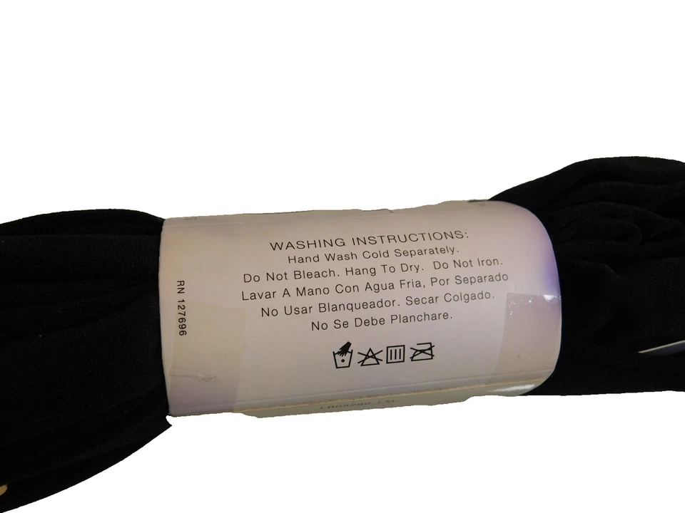 Ellen Tracy zwei Paar weiche & kuschelige schwarze Fleece-Strumpfhosen Gr. L/XL neu im Paket - Bild 4 von 4