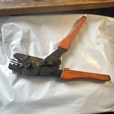 Used Good Thomas  Betts WT1455 Ratcheting Crimping Tool USA Fast Free Shipping