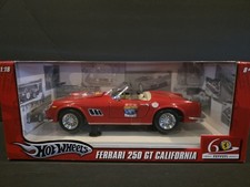 Hot Wheels 1:18 Ferrari 250 GT California 60th Anniversary Roadster Red