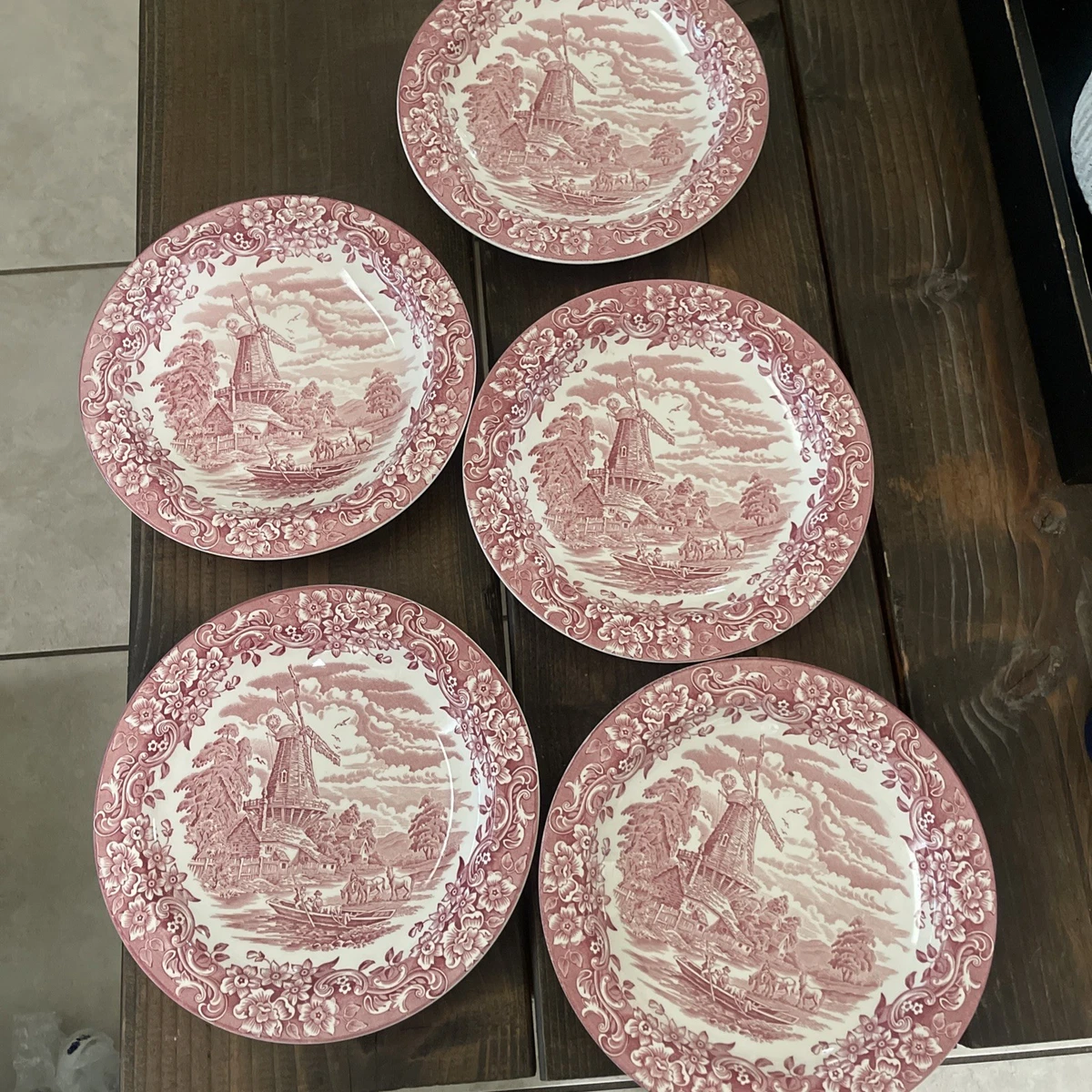 ○ロイヤルチューダー made in England大皿5枚 [#462] royal tudor