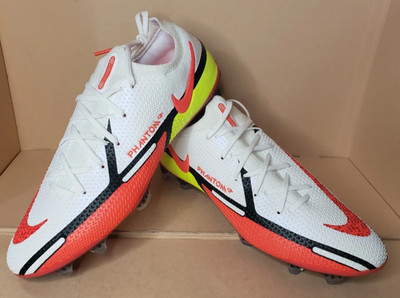 NIKE PHANTOM GT2 ELITE FG ACC SOCCER CLEATS MOTIVATION PACK WHITE/CRIMSON SIZE 7