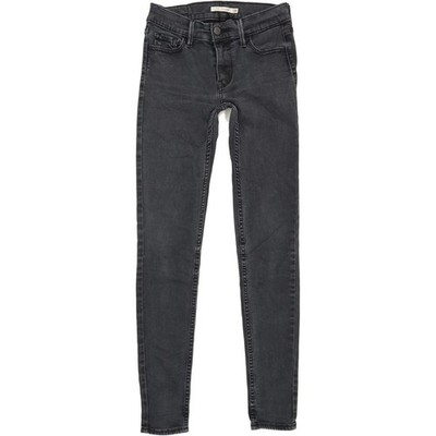 Levi's 710 Damen Anthrazit Skinny Extra Slim Stretch Jeans W26 L29 (71177)