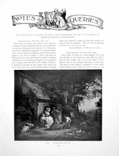 Old Print Queries Unidentified Painting Family Scene CottagePage 1916