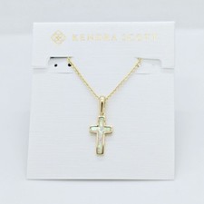 New Kendra Scott Cross Gold Pendant Necklace ...