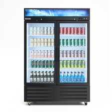 54" Commercial Display Refrigerator 47 cu.ft 2 Glass Door Merchandiser