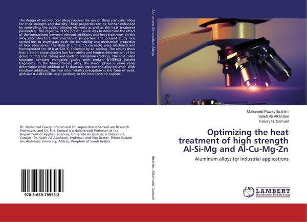 Optimizing The Heat Treatment Of High Strength Al-Si-Mg And Al-Cu-Mg-Zn Fawzy H.-image