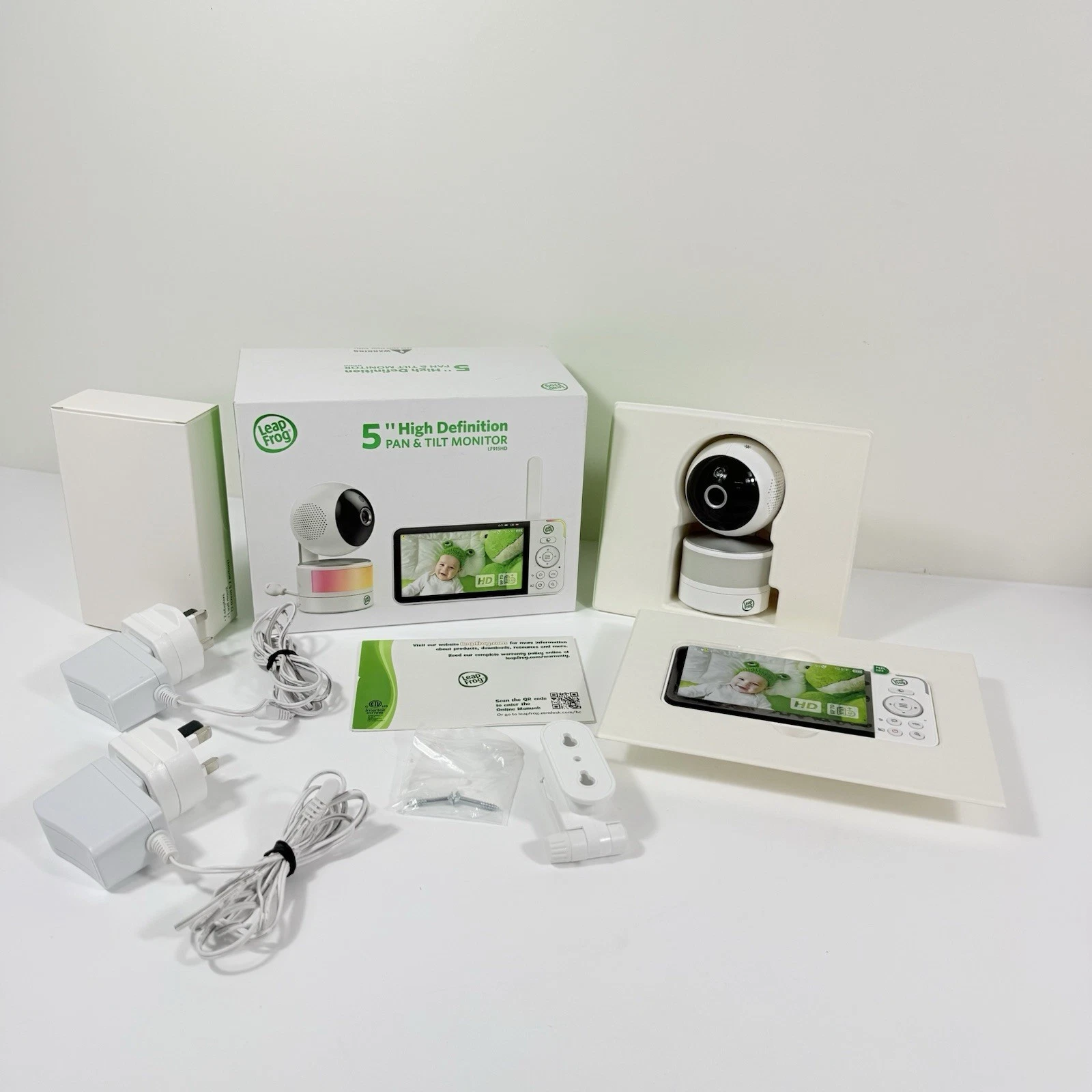 LeapFrog LF915HD Video Baby Monitor with 5” 720p HD LCD Display, 360° Pan & Tilt
Opens in a new wind