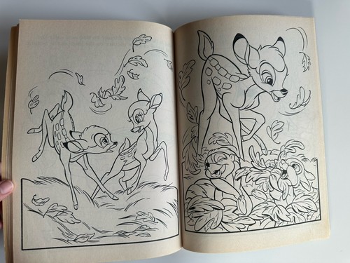 1993 Walt Disney's BAMBI Big Color/Activity Book #4041 A Golden Book Unused - Bild 9 von 13