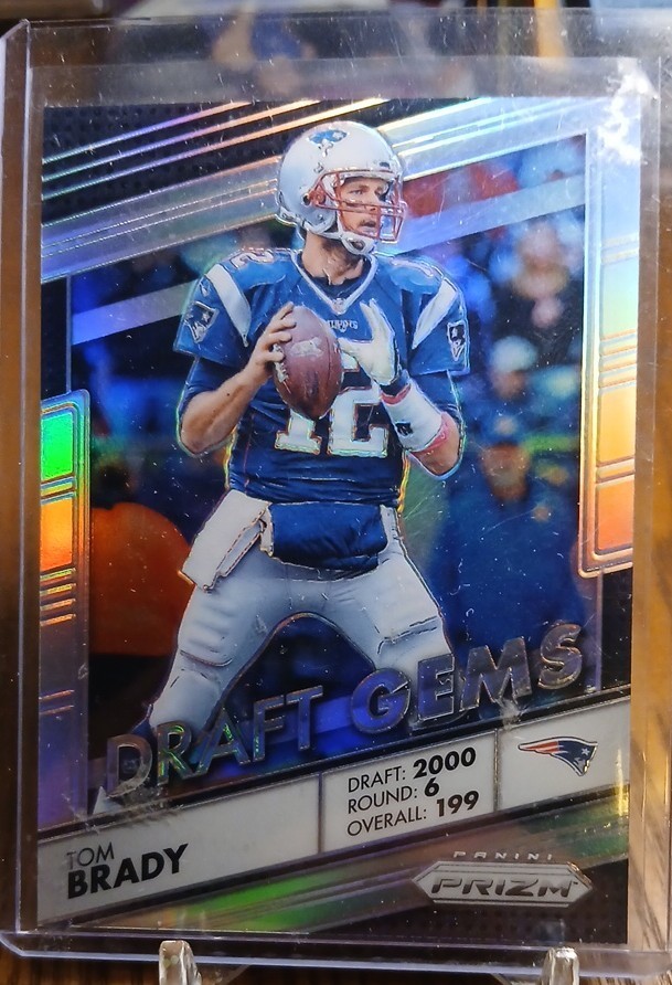 2016 Panini Prizm - Draft Gems Tom Brady #18 Silver Prizm