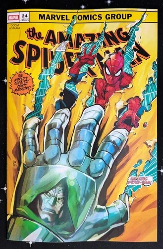 Amazing Spider-Man #24 Rod Reis Doom Homage Variant || NM