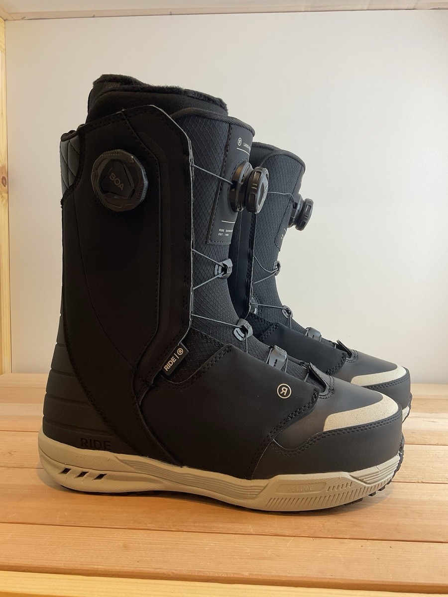 RIDE Lasso Pro Wide Snowboard Boots BOA 2026 Men's Size 8 Black