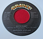 JEFFERSON AIRPLANE White Rabbit 45 rpm (1977) MONO/STEREO PROMO white ...
