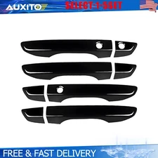 for Honda Civic 10th 16-21 Sedan/Hatchback Gloss Black Door Handle Cover 4-20X