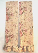 Vintage Ralph Lauren Guinevere 2 King Pillowcases Made in Italy Sewn in USA EUC