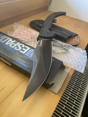 Cold Steel XL Espada CTS-XHP G-10 DLC Coating Mit Lederholster Custom 