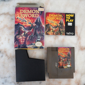 Nintendo NES DEMON SWORD CIB Complete