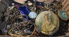 2 Lb Costume Jewelry VTG Modern Craft Junk Lot Wearable Untested Lot 60