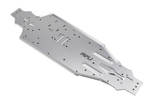 ALLOY HARD COAT 7075 MAIN CHASSIS 4mm 9522 1/8 FOR TRAXXAS SLEDGE MONSTER 95076 - Picture 1 of 6