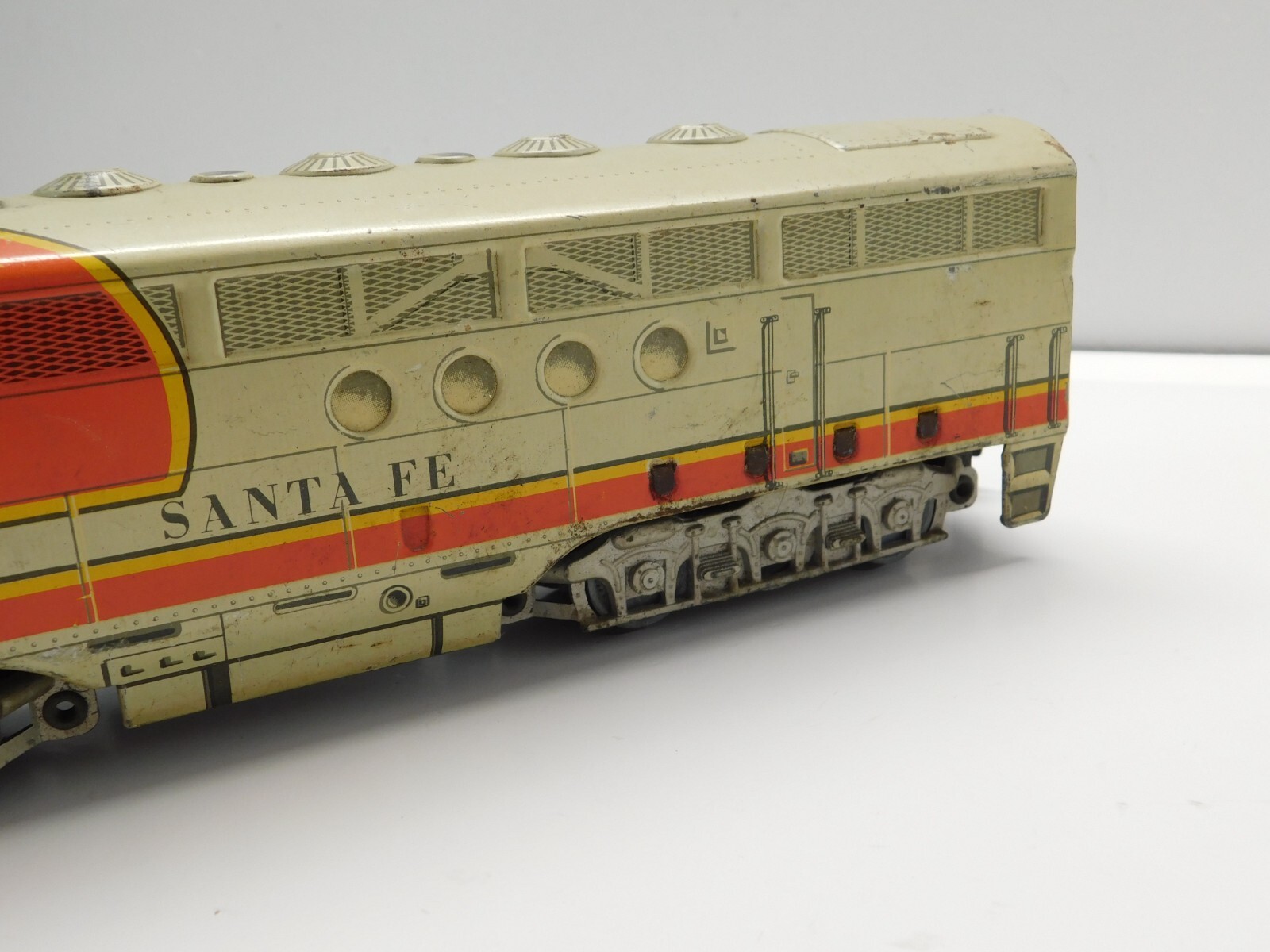 O Gauge Vintage MARX Tin Santa Fe Powered & Unpowered Diesel