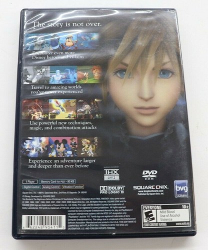 Kingdom Hearts II Sony PlayStation 2 PS2 2006 - Picture 2 of 4