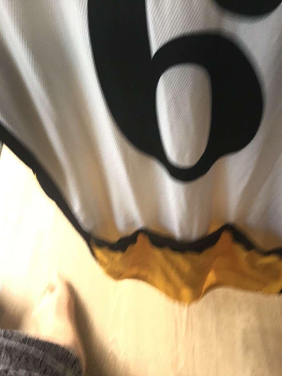 Maillot De Cyclisme Homme TwinSix – Blanc/jaune, Manches Courtes, Taille XL