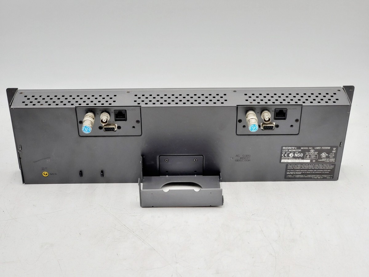 Sony LMD-7220W Dual 7-Inch LCD Monitors in Rack Mount Housing+
