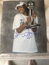 Candice Wiggins signed 8x10 Minnesota Lynx WNBA Basketball Autographed