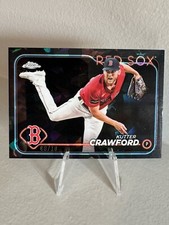 2024 Topps Chrome Sapphire Black /10 KUTTER CRAWFORD #316 - Boston Red Sox