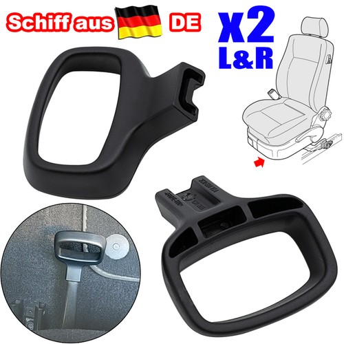 2x manija ajuste longitudinal asiento izquierdo para VW Golf VII Passat Polo Audi Seat Skoda, - Imagen 6 de 12