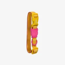 ZEE.DOG NeoPro Lyra Pink & Yellow Dog Collar | Waterproof | Outdoor Resistant