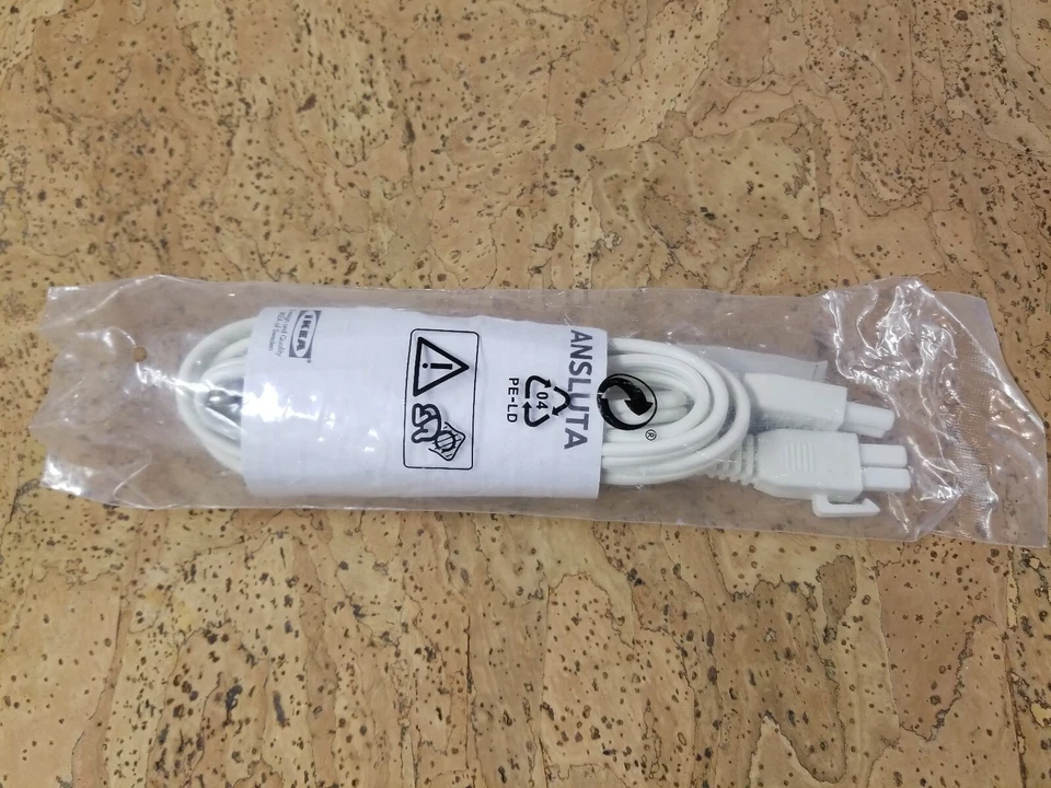 New IKEA ANSLUTA 79" Length Intermediate Connection Cord.  FREE SHIPPING - Image 4 of 4