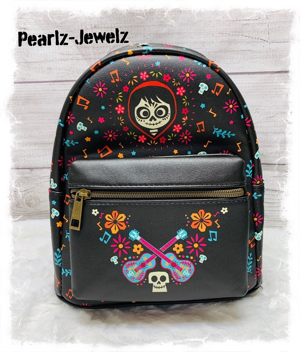 Loungefly Disney Pixar Coco Miguel Music Black Mini Backpack NWT NEW Loungefly Pixar Moments Coco Miguel and | Mercari main image 4