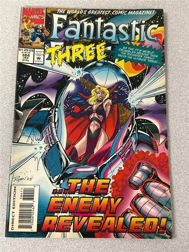 ^ Marvel Comics Fantastic Three...The Enemy Revealed Comic Book Number 384 - Picture 1 of 5