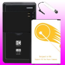 Long Life Durable 3220mAh Battery Universal Charger Stylus f LG Risio 2 M154 USA