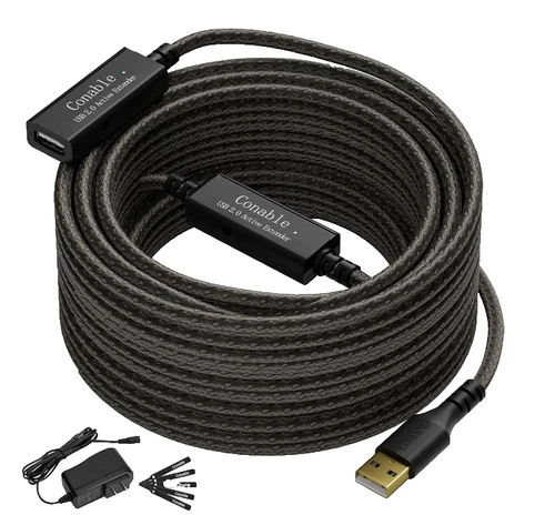 Active USB Extension Cable 75 Feet 2.0 A-Male to A-Female 75FT Printer Scanner