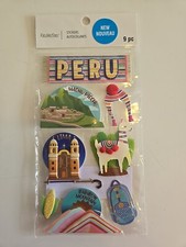 Recollections PERU MACHU PICCHU Scrapbooking Stickers