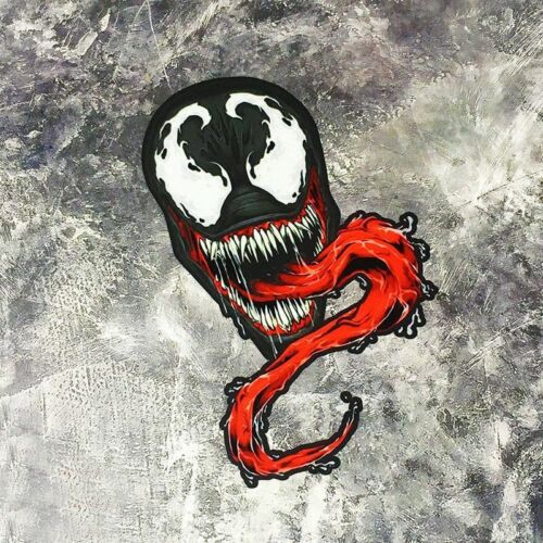 Venom Skull Decal PVC Motorcycle Car Sticker Reflective Waterproof Vinyl Decal R - Picture 1 of 9