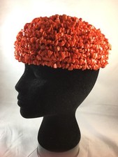 AUTHENTIC VINTAGE AFRICAN TRADITIONAL NATIVE ROYAL CORAL OBA Beaded Crown