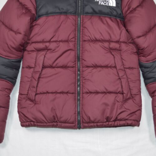 The North Face Women's Burgundy Black Hooded Puffer Coat Jacket - XS - Picture 4 of 20