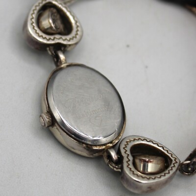 Brighton Emporia Watch Silver Tone Faux Pearl Band Bracelet  display picture 2