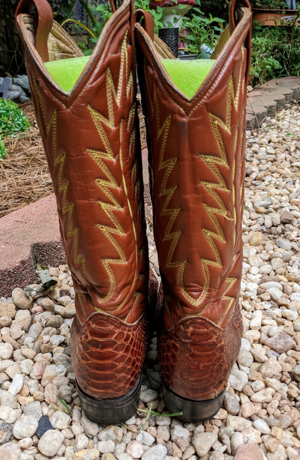 Vintage La Gran Bota Leather Western Cowboy Boots Mex… Gem