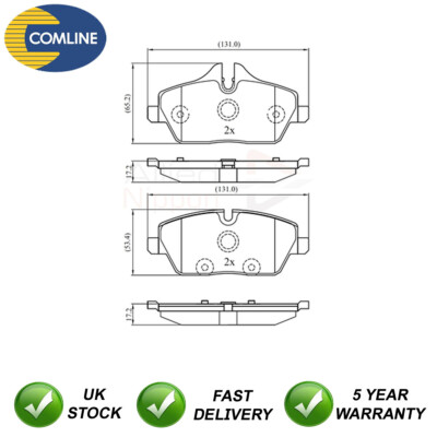 Brake Pads Set Front Allied Nippon Fits Mini Cooper 2006- One 2007-