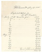 Factura Eagle Salt Works Wadsworth Nevada 1885