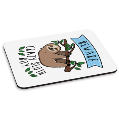 Gift Base Beware Crazy Pollo Uomo PC Computer Mouse Pad