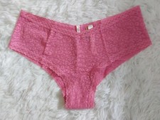 NWT Victoria's Secret PINK Wear Everywhere Lace Cheekster Panty Size Medium 808 