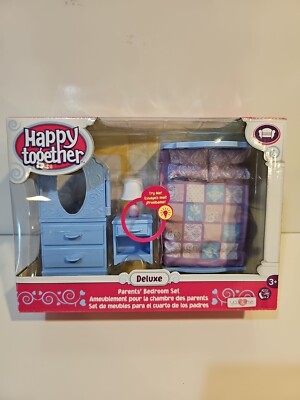 Happy Together Parent's Bedroom Set Dresser Bed Nightstand Toys r Us You&me New