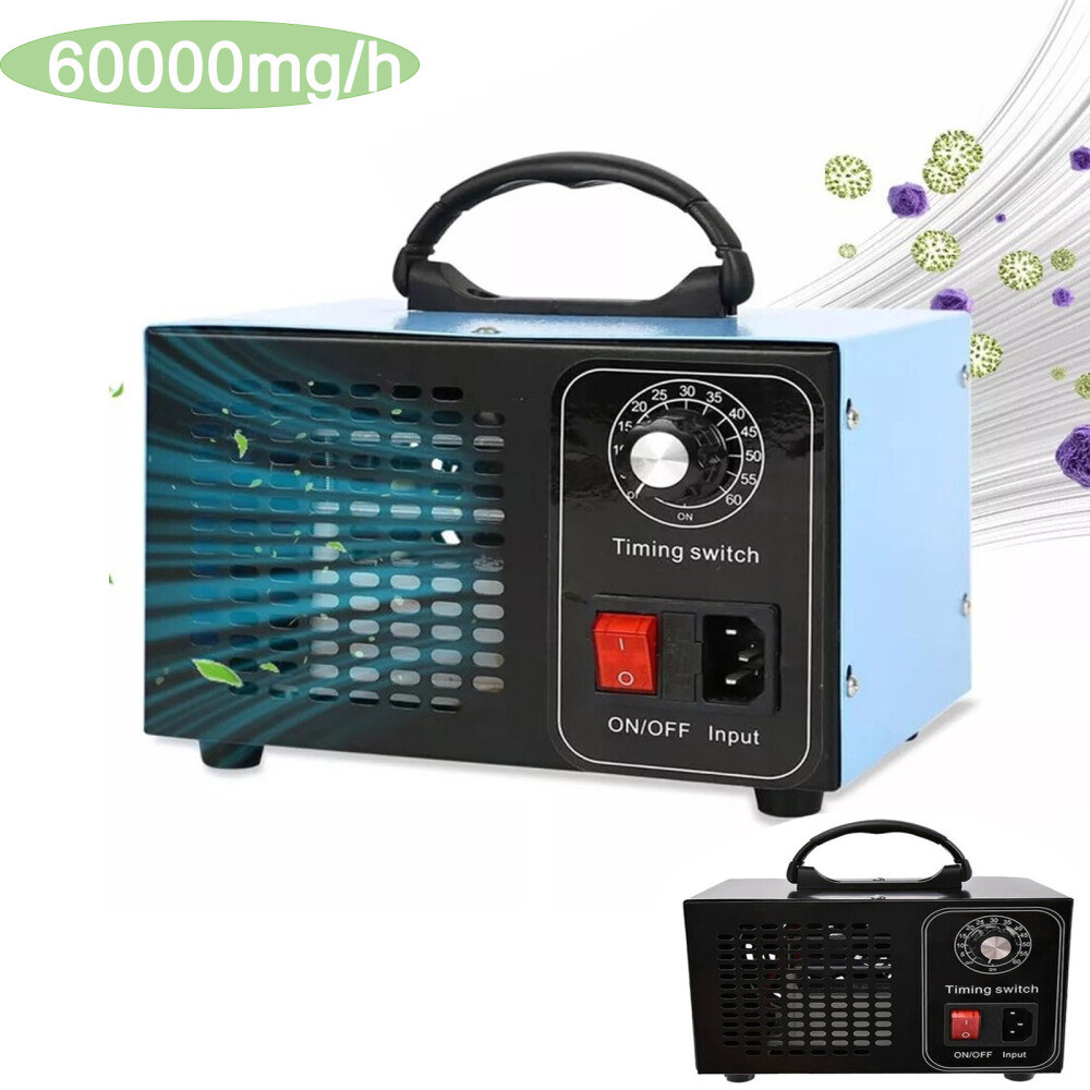 Generador de ozono 60000 mg/h aparato de ozono, ozonizador purificador de aire industrial DE