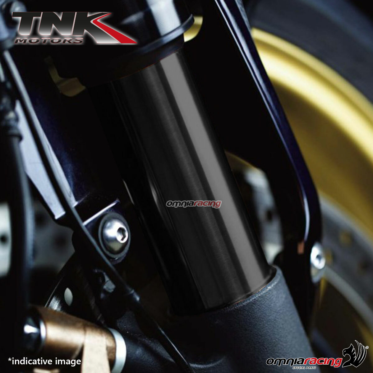 Single fork inner TNK black for original fork for Kawasaki ZX6R