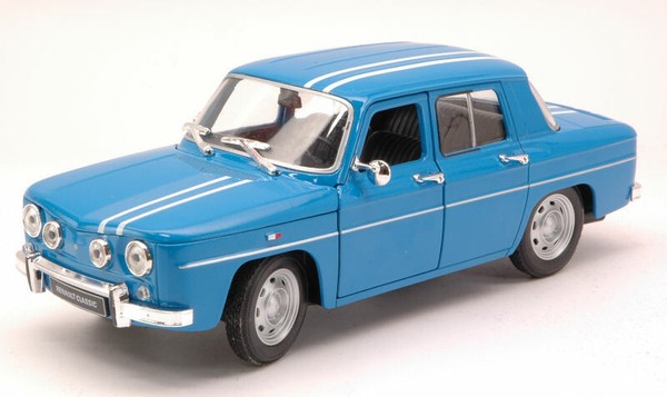 Renault R8 Gordini 1964 Blau / Weiß 1:24 Modell 0323 Welly-image
